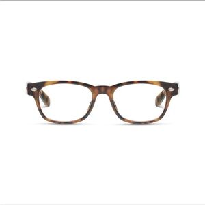 PEEPERS NWT Clark tortoise blue light reading glasses -1.75